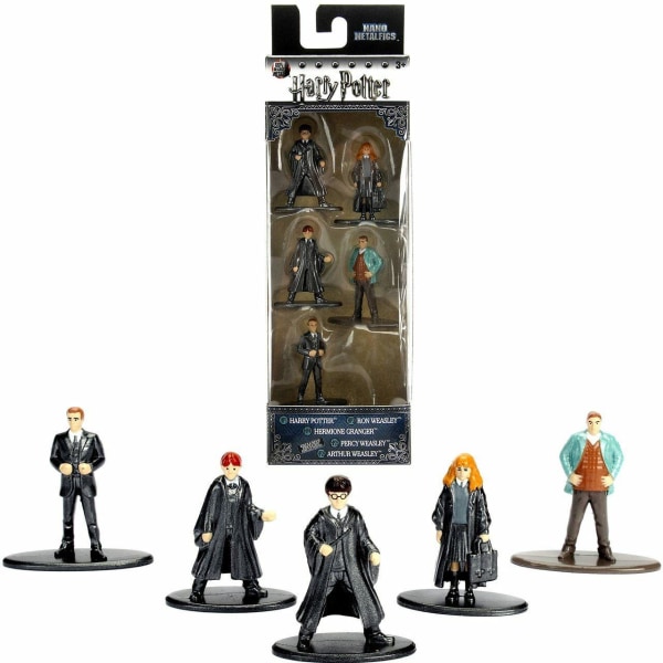 5-Pack Harry Potter Nano Metal Figs Collectibles W1 Pack 1 Multicolor