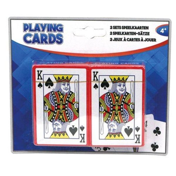 Klassiska Spelkort 2-Pack multifärg