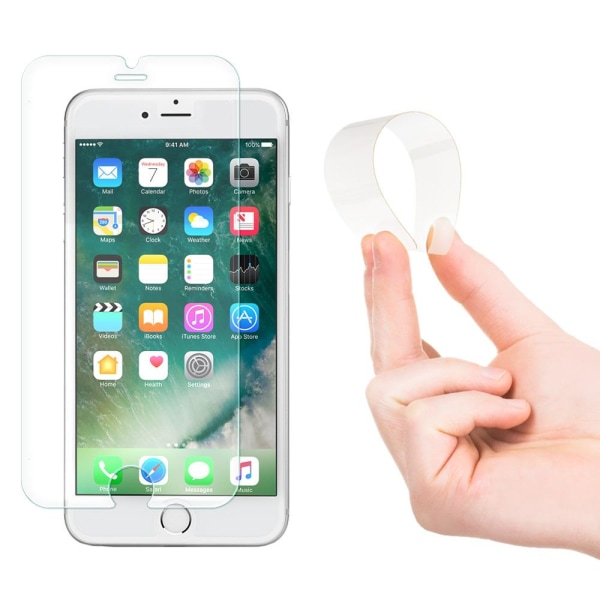 iPhone SE 2020/8/7/6S Flex Nano Glass Hybrid -näytönsuoja Transparent
