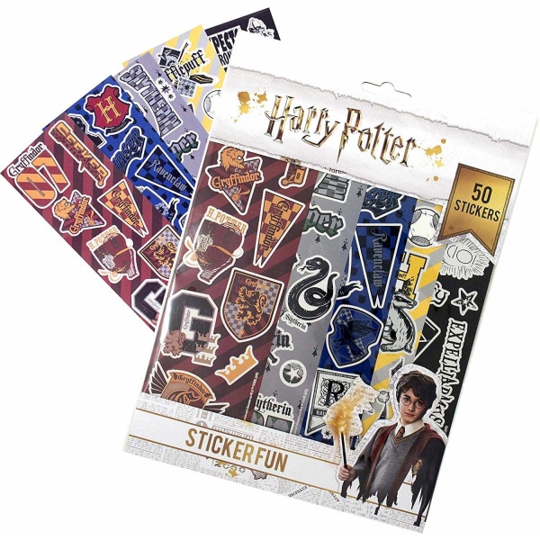 Harry Potter Gadget Decals 50st Återanvändbara Klistermärken multifärg
