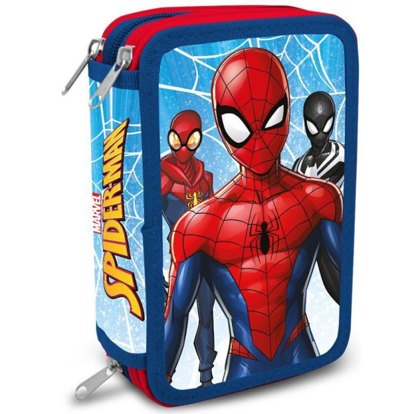 Spiderman Go Spidey Triple School Set 43-deler fylt blyanthus Red