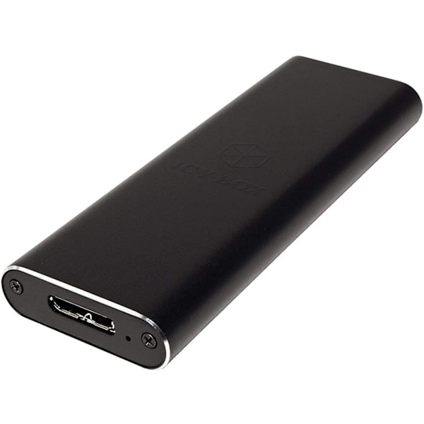ICY BOX External USB 3.0 Enclosure for M.2 SATA SSD Plug & Play Svart