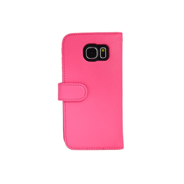 Tegnebog Samsung Galaxy S7 EDGE med ID / fotolomme 4stk kort Pink