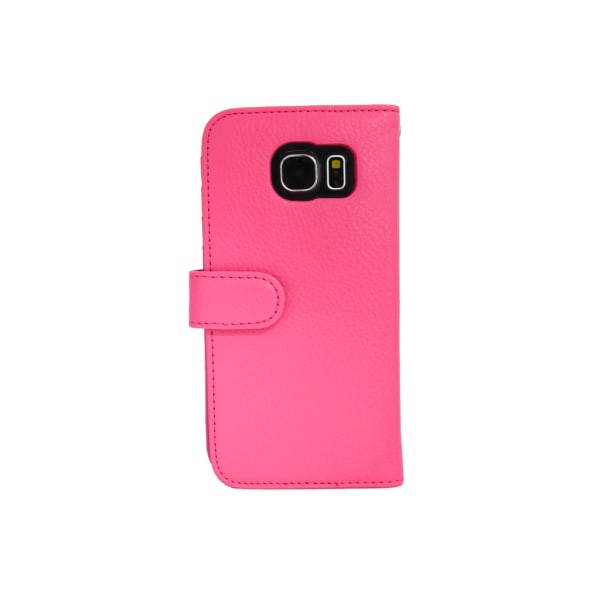 Wallet Case Samsung Galaxy S7 EDGE with ID Photo Pocket, 4pcs Card Slot Pink