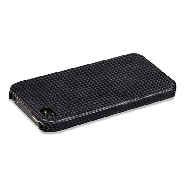 Äkta Carbon Fiber kolfiber skal ultralätt iPhone 4/4S Titan grå