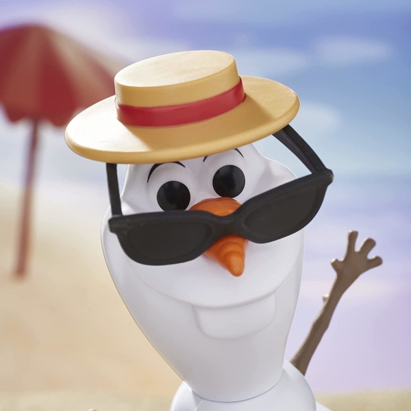 Disney Frozen Shimmer Summertime Olaf figurdukke med 8 tilbehør Multicolor one size