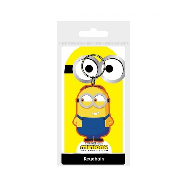 6-pack Minions nøkkelring 2D Figurer Gummi Multicolor