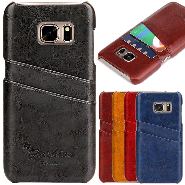 Plånboksfodral/Skal Samsung Galaxy S6 Edge 2st Korthållare Svart eb7a |  Black | 75 | Fyndiq