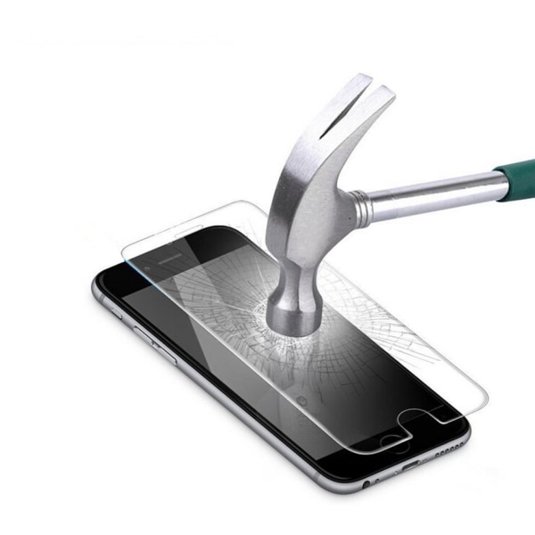 2-pakning iPhone 6/6S herdet glass skjermbeskytter detaljhandelp Transparent