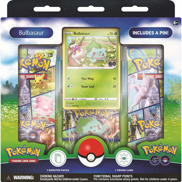 1-Pack The Pokémon TCG: GO Pin Collection Booster Assorted ENGLI multifärg