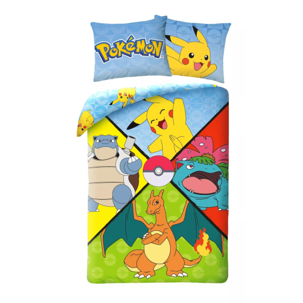 Pokemon Cut-Up Sovepose Sengesæt 140x200+70x90cm Multicolor