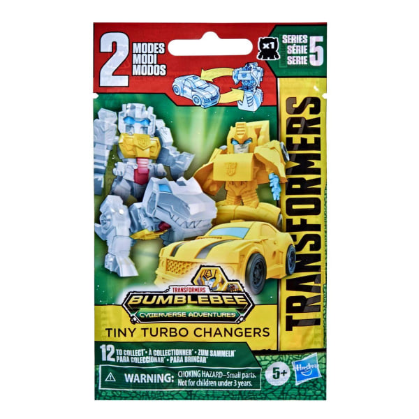 6-Pack Transformers Tiny Turbo Changers Blind Bag Action Figures multifärg