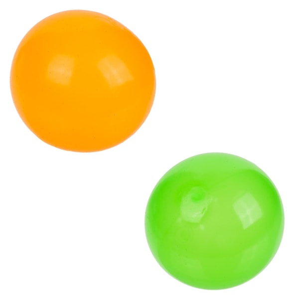 6-pak Stress Squeeze Boll XL stresskugle Lys i mørket Fidget Toy Multicolor