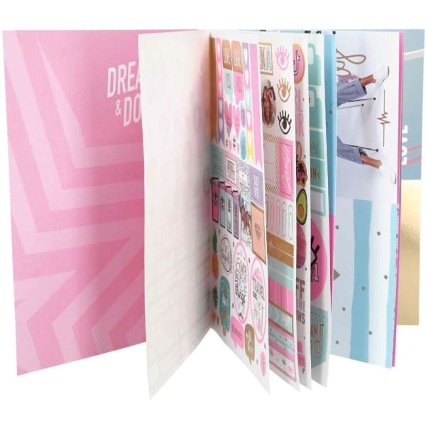J1M071 Lisa And Lena Fan Book Craft Book Stickers & Postcards Multicolor