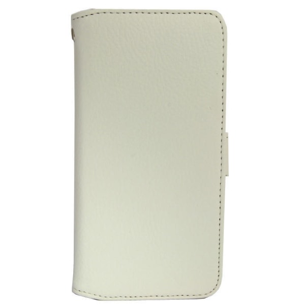 Pung taske til iPhone 6 lyche læder med ID-lomme White