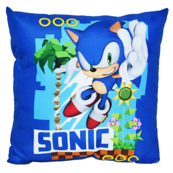 Sonic The Hedgehog Kudde Dubbelmotiv Vändbar multifärg one size