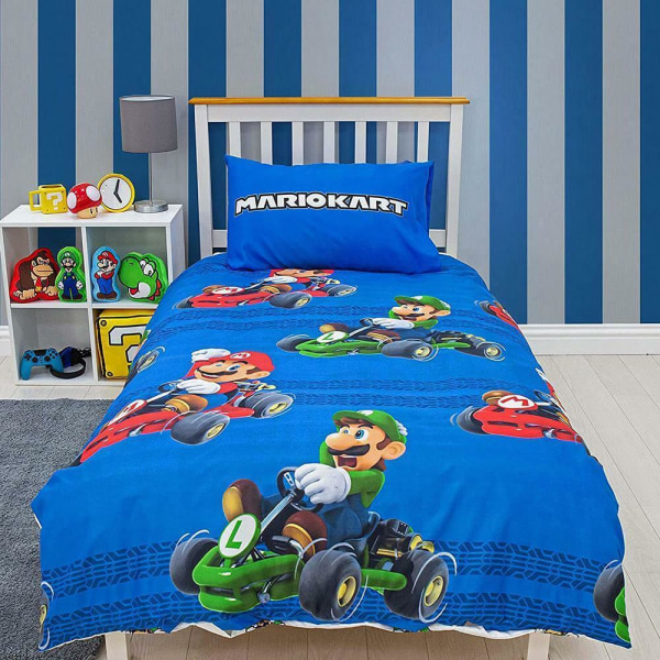 Super Mario Checkers Pussilakanasetti Bed linen 135x200 + 48x74c Multicolor  8fca | Multicolor | 600 | Fyndiq