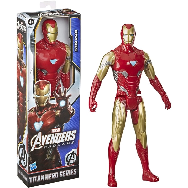 Marvel Endgame Titan Hero Series Iron Man Figure  30cm Röd