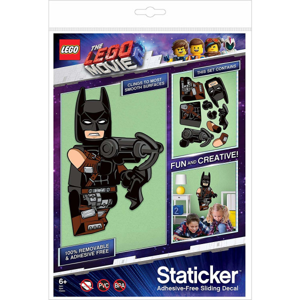 Lego Movie Batman Staticker Veggklistremerke 53x36cm Multicolor one size