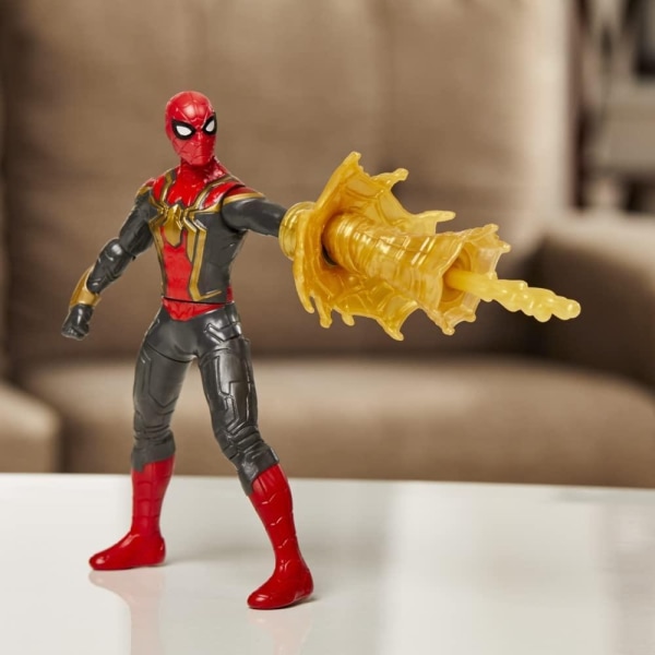 Marvel Spider-Man Mystery Web Gear 15 cm Action Figure Iron Spider F1916 Multicolor