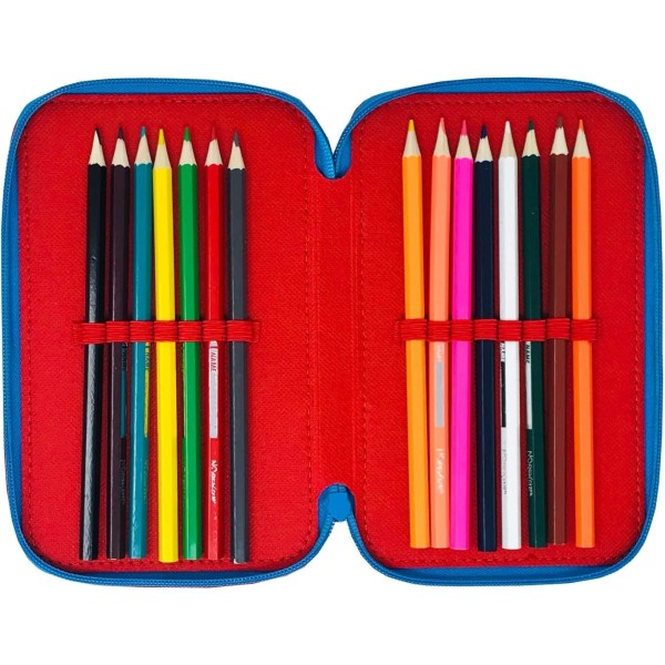 Marvel Avengers Triple School Set 37-deler fylt blyanthus Multicolor
