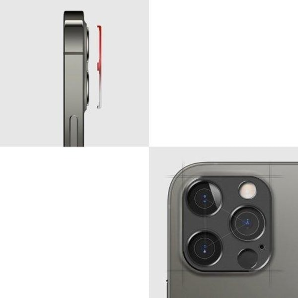 Ringke Camera Styling Kamera Beskyttelse iPhone 12 Pro Grå Grey