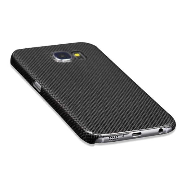 100% ekte ekte karbonfiberveske Samsung Galaxy S6 Ultra Slim bakdeksel Titanium grey