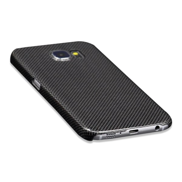 Ægte carbon fiber fiber carbon shell ultra let Samsung Galaxy S6 Titanium grey