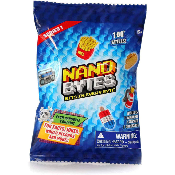1-Pack NanoBytes Blind Bag Series 1 multifärg