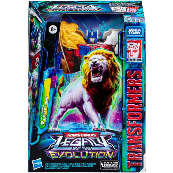 Transformers Legacy Evolution Voyager Class Optimus Maximal Leo Multicolor