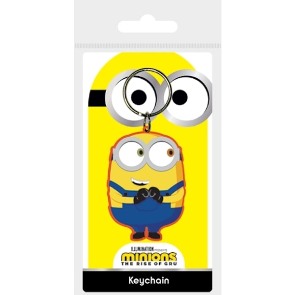 3-Pack Minions Nyckelring 2D Figurer Gummi multifärg