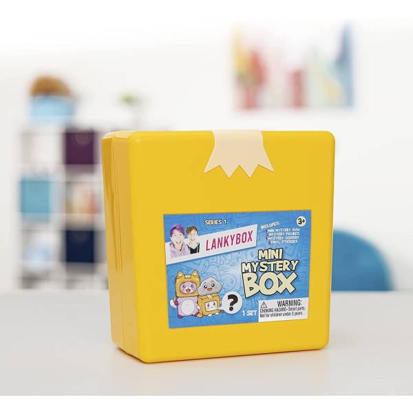 LankyBox Mini Mystery Box Med Figurer, Squishy, Pop-it, Klistrem Multicolor