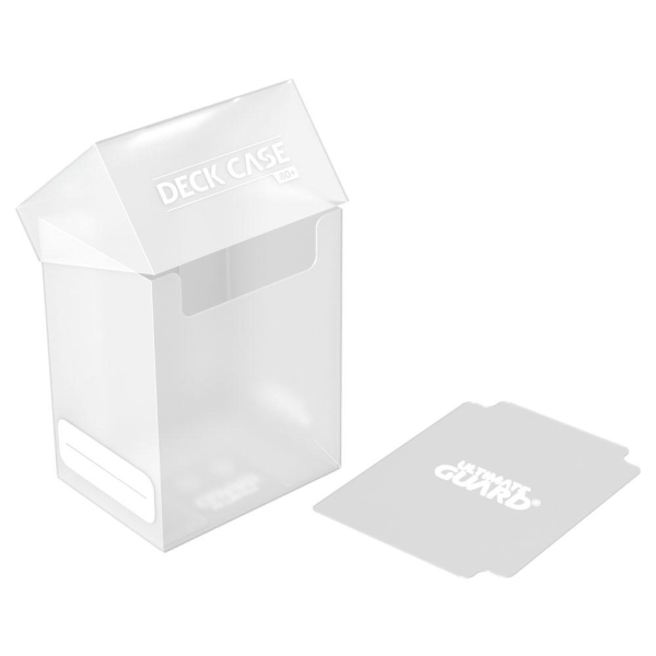 Ultimate Guard Deck Case 80+ vakiokokoinen läpinäkyvä Transparent