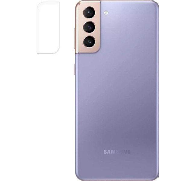 Samsung Galaxy S21 Plus 5G Heltäckande Härdat Glas Kameraskydd S Transparent