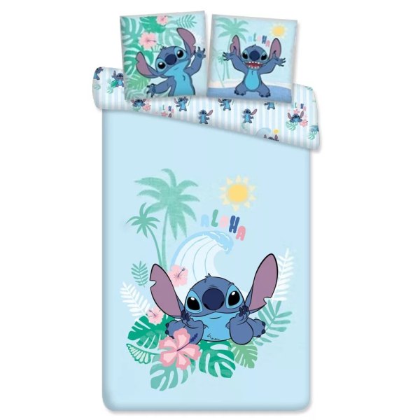 Disney Lilo & Stitch Aloha Blue Pussilakanasetti Bed linen 140x2 Multicolor