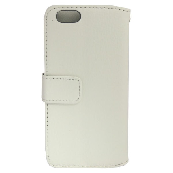 Pung taske til iPhone 6 lyche læder med ID-lomme White