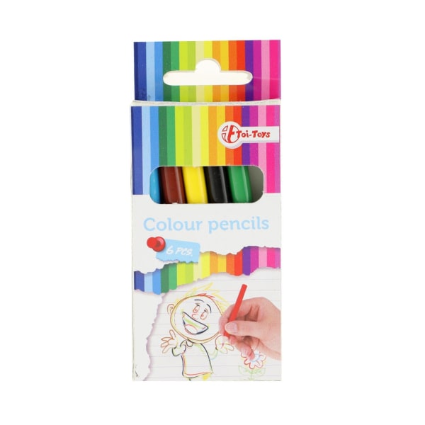 2-pack farvede blyanter 12st Multicolor