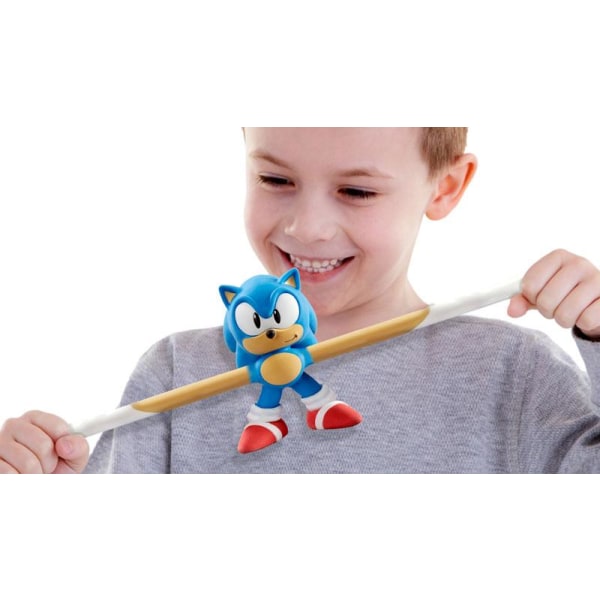 Sonic The Hedgehog Super Stretch & Töjbar Figur Leksaksfigur 12, Blå