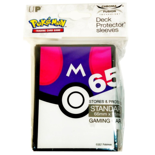 Ultra Pro Pokemon MASTER BALL Deck Protector sleeves 65-Pack. Multicolor