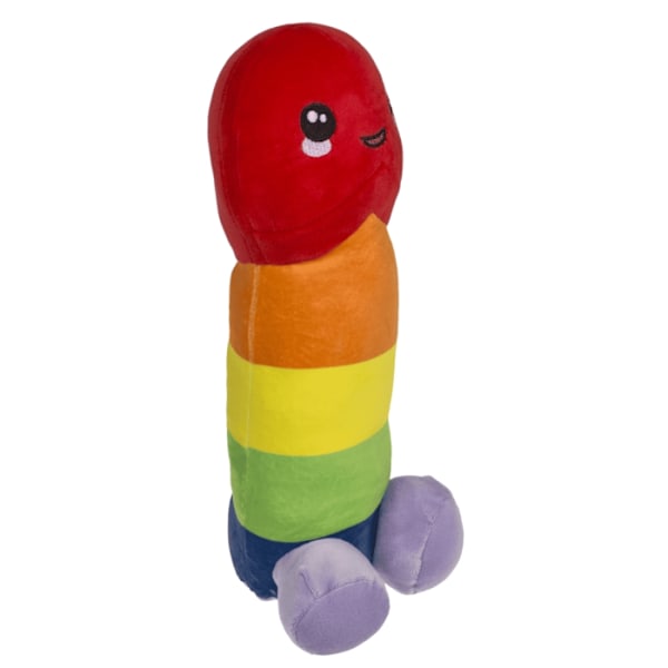 Plush Penis 30cm Rainbow Gosedjur Regnbåge Pride multifärg