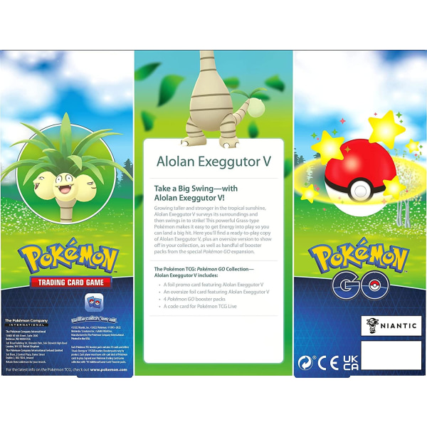 Pokemon GO Collection - Alolan Exeggutor V Box - ENGLISH EDITION multifärg
