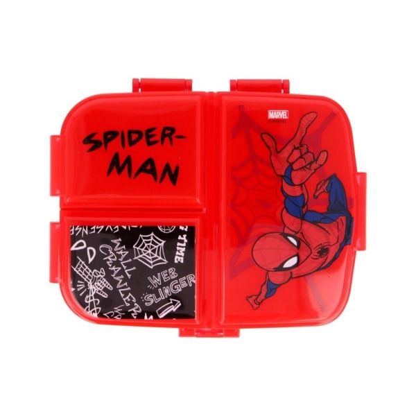 Marvel Spiderman Spindelmannen XL Matlåda Med 4 Fack multifärg