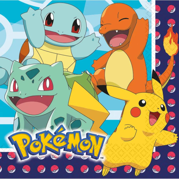 3-pakning Pokemon festpakke 8-personer Multicolor