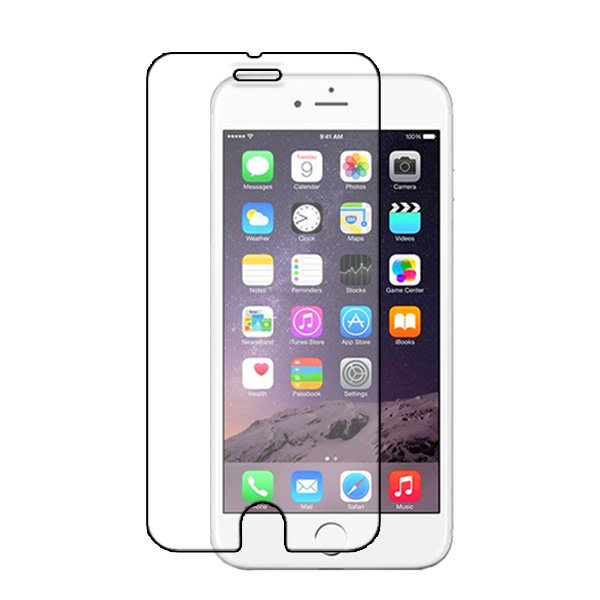 2-pack iPhone 6 / 6S hærdet glas skærmbeskytter detail Transparent