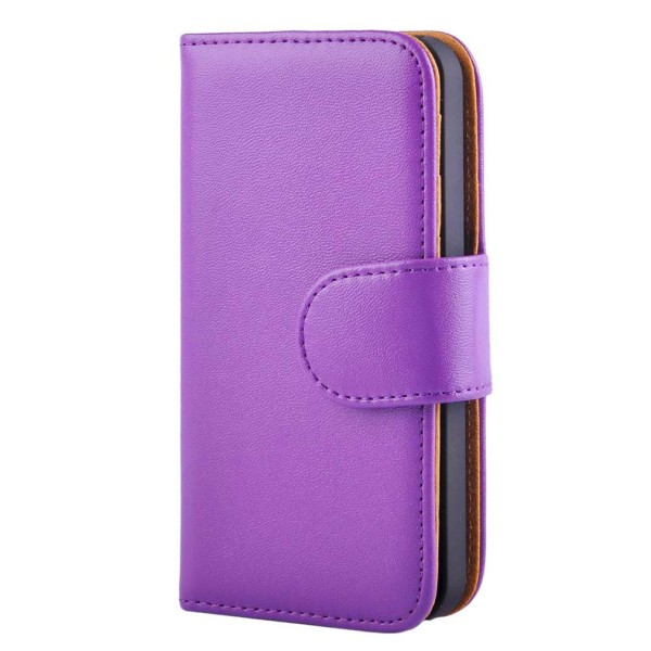 Pungetaske med aftageligt magnetomslag iPhone 5 / 5s / SE 4" Pur Purple