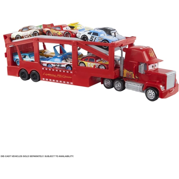 Disney Pixar Cars Bilar Mack Hauler Transporter Multicolor