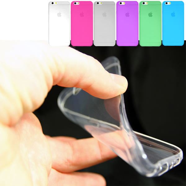 iPhone 6/6S Ultra Slim Myk TPU-deksel Krystallklart tynt deksel Tr Transparent