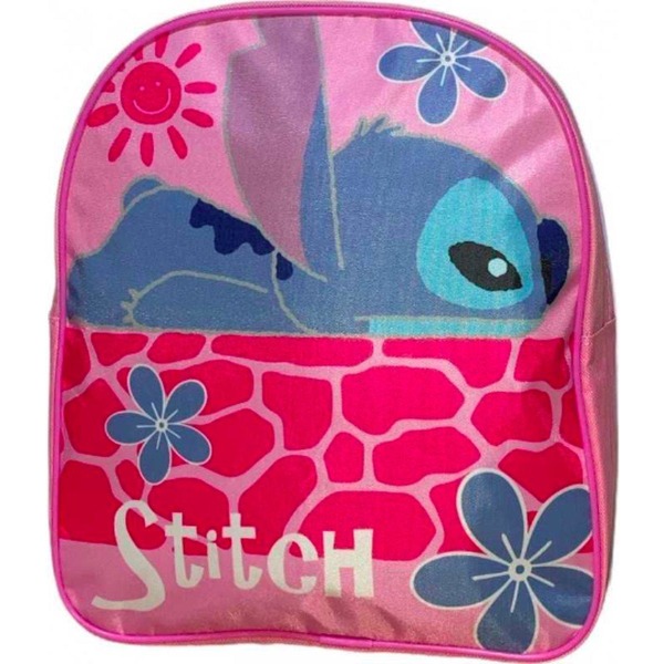 Disney Stitch Pink School Bag Pinkki Reppu Laukku 30x26x10cm Multicolor one size