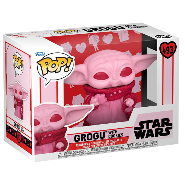 Funko POP! Star Wars Valentines Grogu With Cookies #493 Multicolor