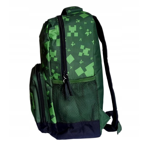 Minecraft Creeper Backpack Bag Reppu Laukku 35x25x12cm Multicolor one size